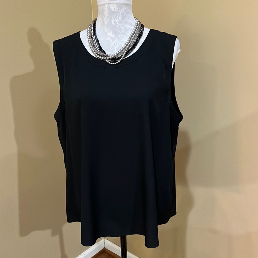 Preston and York Black sleeveless Top
